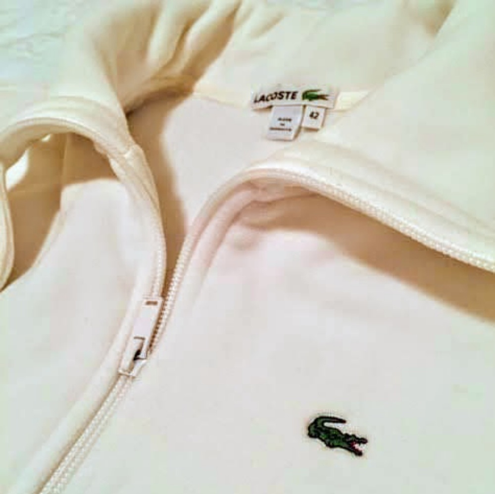Ladies Lacoste Fleece Pullover